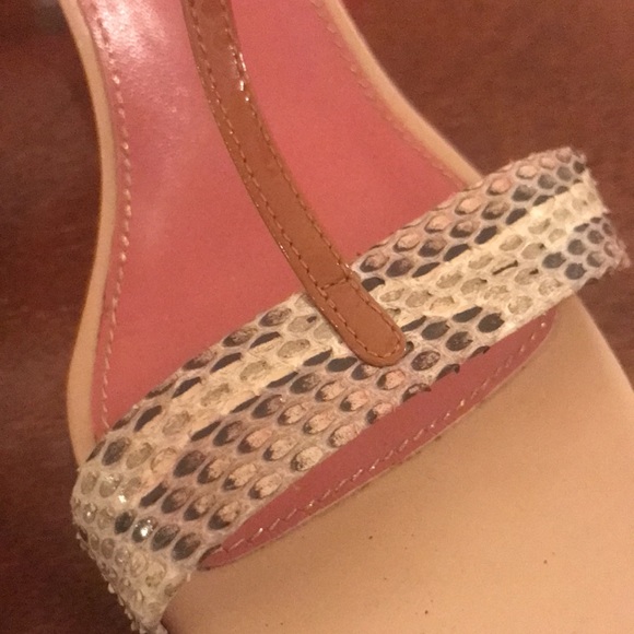 Sergio Rossi heels nude snake skin and   size 40.5 - Picture 8 of 10